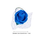 Artificial Rose Flower Heads  Bright Blue Mini Flowers 0 8 Inch-1 Inch 144pcs