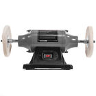 Xtremepowerus 6  Electric Polishing Machine 1 2hp Motor Benchtop W  Dual Pad