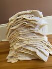 Set Of 36 Cloth-eez Prefold Organic Cotton Inserts Small Size  yellow Stitching 