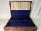 Classic Wooden Silverware Chest Flatware Storage Box Vintage
