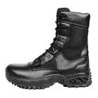 Ridge Men 8  Waterproof Leather Non-slip Tactical Military Work Black Shoe Boot