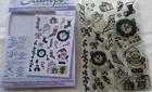 Clear Choice Stamp Set-christmas 26pc Set  Presents holly stockings wreath candy