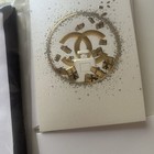 3 Items  1 Chanel Beaute White Pouch   2 Cards  1 Christmas  And 1 Small Card   