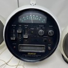 Vintage Weltron Space Ball 8 Track Player radio  original Speakers  Works