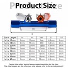 M3 Colourful Hex Aluminum Standoff Spacer Column Fpv Quadcopter Drone Fastener
