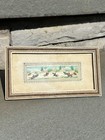 Vintage Circa 1940s Middle Eastern Persian Battle Miniature Painting On Bone