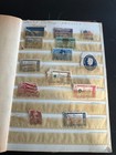 Vintage Worldwide Stamp Collection Album 100s Used Unused Loose Stamps 1930s-60s