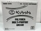 Kubota Polyurea Multi-purpose Grease Nlgi  2  10 Ct  14 5 Oz  Cartridges