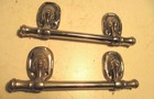 Vintage Funeral Casket Handle Set 6 Match Coffin Grip Undertaker Burial Hardware