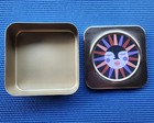 Opal House Jungalow Decorative Metal Box - Gold Sun - 2  In X 5  In X 5  In