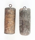 London Georgian Grandfather Clock Lead Weights   1770 Original Good