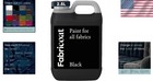 Black Fabric Paint - Couches  Clothing  Furniture - 85oz