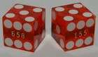 Vintage Dice From  Western Village Sparks  Nv  Non Matching 155 658