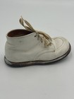 Antique Unisex Infant Toddler Baby Lace Right Shoe Leather Vintage