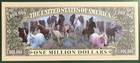 New Hold Your Horses Million Dollar Bill Fake Play Funny Money Novelty Note