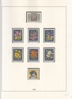 Austria - 1966 1968 Stamp Collection On Lindner Album Pages - Mnh