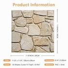 Easy To Install  30 X 30 Cm  10 Pcs  3d Pvc Faux Stone Waterproof Wall Panel