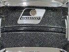 Ludwig 14 X 5    Black Galaxy Acrolite Snare Drum Rare  With Supraphonic Lugs