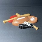 Vintage Burwood Products Sports Wall Plaque 1992 Baseball Football