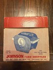 Vintage Johnson Card Shuffler Model 50 Made In Usa W  Box