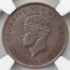 Newfoundland 1941-c Small Cent Coin - Ngc Ms-63 Brown