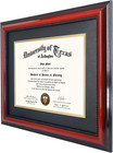 11x14 Diploma Degree Frame With Mat Or Display 15x18 Certificates Without Mat so