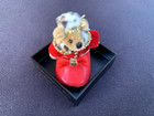 World Of Miniature Bears Jointed 1 5  Teddy Bear  1025 Megan Becky Wheeler