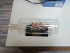 Glass Ship In A Bottle     U s s  Constitution 1797 Frigate    old Ironsides   