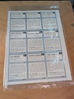 1991 Tuff Stuff Jr  Uncut Sheet Michael Jordan canseco lemieux montana Mint