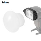 Selens Magnetic Flash Modifier Sphere Soft Diffuser Bounce rubber Band Universal