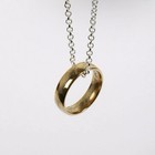     the One Ring  Movie Replica With Necklace   Box     Lord Of The Rings     Size 10