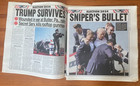 2 Trump Shot Newspapers New York Post  Daily News  Donald Trump 7 14 2024 Sunday