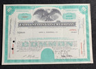 Five Cancelled Stocks Lot  One With Stock Transfer Tax Stamps  read Description 
