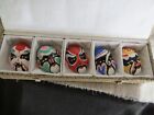 Vtg  Types Of Folk Art Beijing Opera Facial Make-up Masks - Clay Nib
