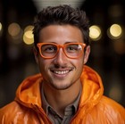 Clear Lens Retro Classic Vintage Men Women Plastic Colored Frame 80 90 Uv400
