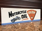 Oilzum Motorcycle Oil  Vintage Style Gasoline Racing Gas Metal Sign