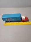 Ichimura Tin Litho Friction Speedy Van Lines Trailer Truck 9 5  Japan Vintage 