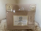 Hotel Bamboo Collection 2500 King Beige 6-piece Sheet Set Deep Pocket Wrinkle