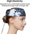 Comfort Oxygen Nasal Cannula Headband  Ear Protectors For Oxygen Tubing   elastic