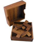 Four Z s Wooden Puzzle Brain Teaser