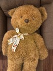 Fao Schwarz Giant Teddy Bear Plush 36    Brown W  Original Ribbon Scarf