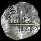 Spain Cobs Coin 8 Reales 1621-1642 Philip Iv Value Viii Km 39 4 Mint Madrid 