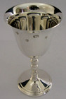 Large 168g Mint English Sterling Silver Wine Goblet Chalice 1978 Barware