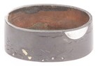 Antique Japanese Shakudo Fuchi Night Moon Bamboo Sword Fitting Tsuka Koshirae