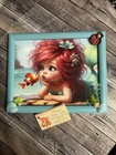 Mermaid Redhead Nursery Kids Room Decor Baby Shower Gift Present Newborn Framed