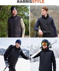 Arris Men s Heated Vest With Battery  Quilted Heating Vest With 8 Heating Zones