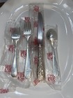 Vintage S  Kirk   Son stieff Silver Repouss   4-pc Place Setting In Original Bags