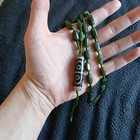 Tibetan Agate Pre 1800s 8 Eye Dzi Bead Prayer Necklace