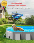 Foldable Dog Pool With Sturdy Square Design  Durable 82  Lx46 Wx12 D Extra