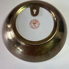 Vintage Chinese Brass Encased Bowls Wall Hanging Hand Painted